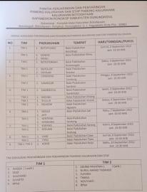 JADWAL SOSALISASI PENGISIAN PAMONG